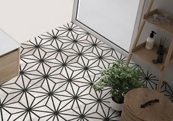 Hexagon Tribeca Grey 22x25cm  